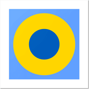 Ukraine Air Force Roundel Posters and Art